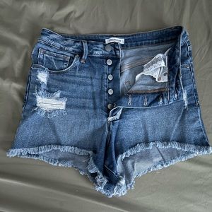 Good America high waisted Jean shorts
